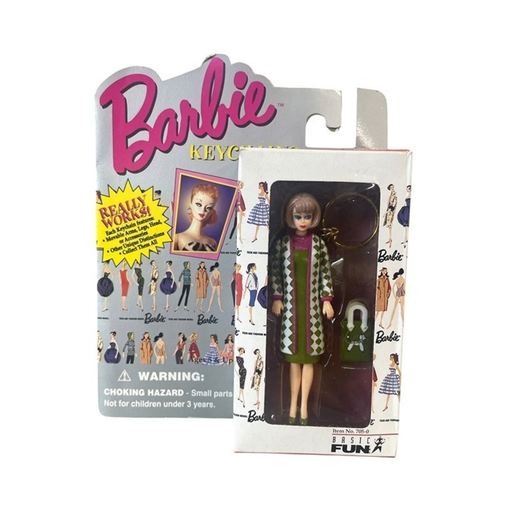 Barbie Keychainsā Teen Age Fashion Model #705-0 Mod Era Barbie Keychain NIP
